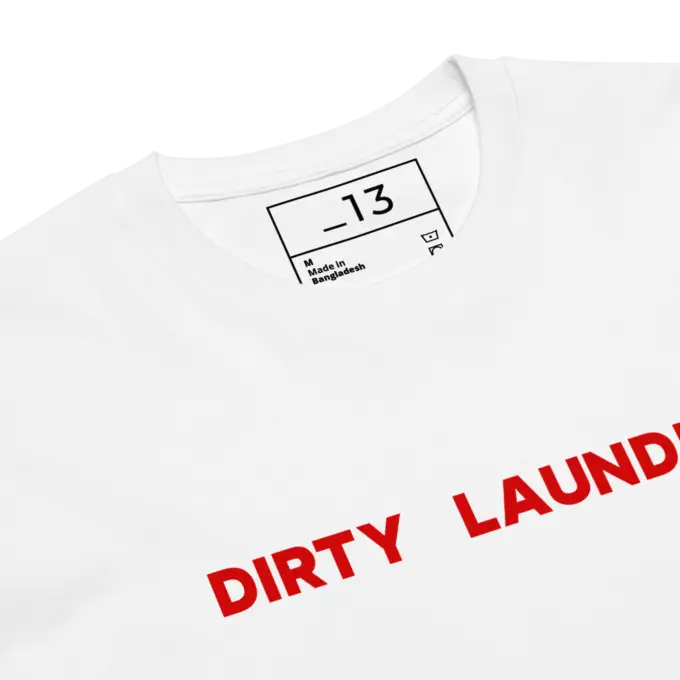 DIRTY LAUNDRY Red Font Unisex premium t-shirt